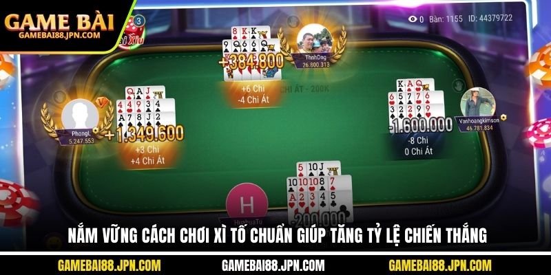 Nắm vững cách chơi xì tố chuẩn giúp tăng tỷ lệ chiến thắng